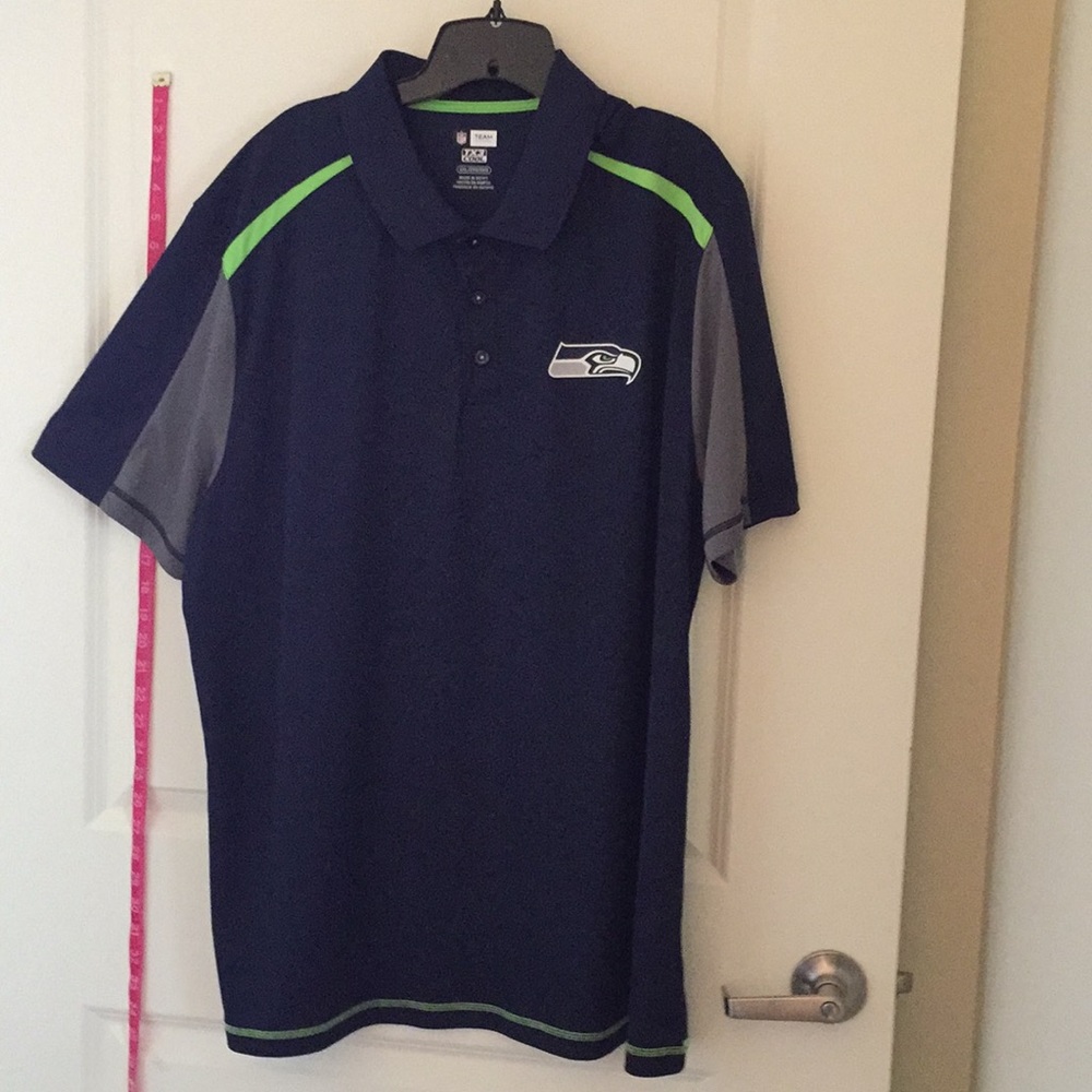 MEN’S NWOT 2XL WASHINGTON SEAHAWKS POLO SHIRT
